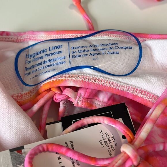 Sundazed Harper Coral Tie Dye Two Piece Swimsuit Size XL Bra 36C NWT - Picture 11 of 11